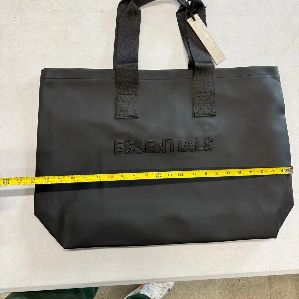 NWT Fear Of God Essentials Black Large‎ Tote Bag Logo